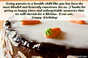 Happy Birthday Quotes Son To Mother ~ Happy birthday wishes for a son ...