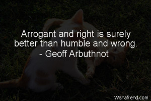 Funny Quotes About Arrogant People