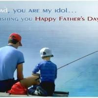 Printable Father And Son Fishing Fathers Day Cards Free