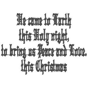60+ Christmas set machine embroidery designs, sayings and quotes.