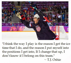 Oshie on Ice Time