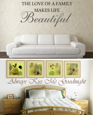 Decorate Your Home With Wall Decals from Quote the Walls