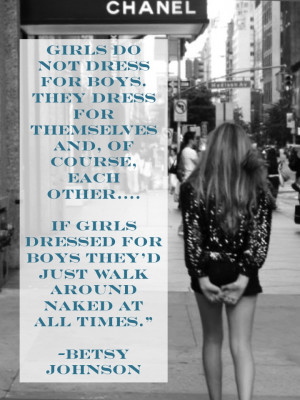 Dress for Who? :: YOURSELF