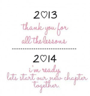 Bye 2013...Welcome 2014...