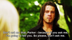 When elliot reveals a terrible thing... A sad moment for leverage