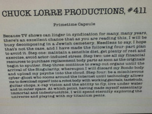 Chuck Lorre Productions #411