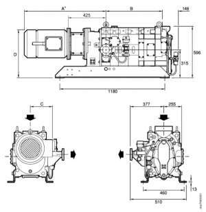 Edwards GV250 Industrial DRYSTAR Pump - Rebuilt