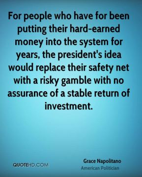 For people who have for been putting their hard-earned money into the ...