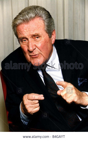 Stock Photo Patrick Macnee actor who starred in the TV Programme The