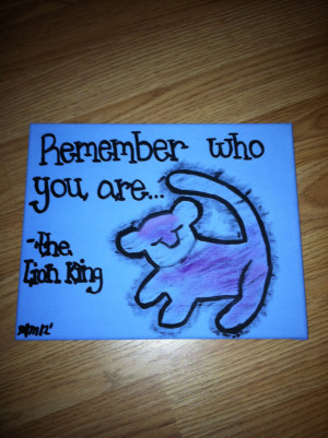 Lion King Remember Who You Are Quotes