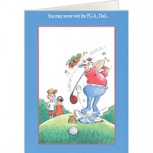 PGA Dad Father's Day Golf Card