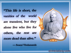 Swami Vivekananda's Biography Quotes and Wallpapers