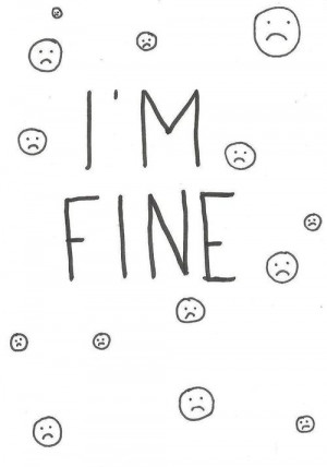 Images quotes I am fine