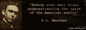 share an image of this quote mencken quote on politics