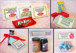 Quot Thank You Homemade Gifts Candy Sayings Kit Kat
