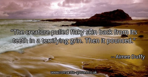 the-creature-pulled-flaky-skin-back-from-its-teeth-in-a-terrifying ...