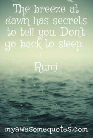 Rumi Quote About Life
