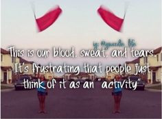Color Guard Quotes And Sayings Color guard flags, sport,