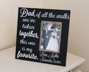 Personalized Quote Frame- Of all the walks on Etsy, $43.00