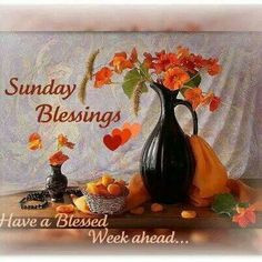 Sunday Blessings! Have a blessed weekend. More