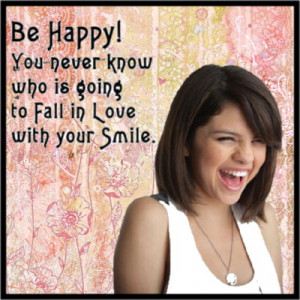 Selena Gomez BE HAPPY... by ♥bea♥ (OFF) on Polyvore.com