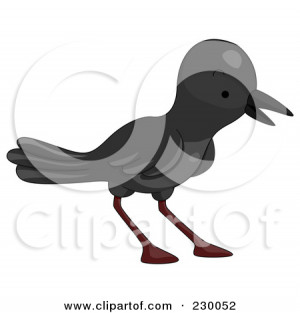 Cute Crow Clip Art Royalty-free (rf) clipart