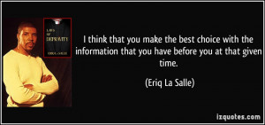 More Eriq La Salle Quotes