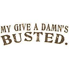 My Give A Damn's Busted T-shirt Hilarious T-shirts Funny shirts Medium ...