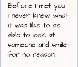 Before I met you quote
