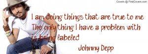 Johnny Depp Quotes Profile Facebook Covers