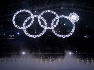 ... Sochi 2014 Olympic Winter Games at Fisht Olympic Stadium. (Photo