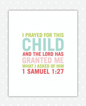 Nursery Bible Verse Art Girl, 8x10, Girl Nursery Decor, Nursery Art, 1 ...