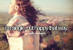Over happy singles en minder happy singles.
