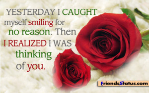 Missing you quotes – I was thinking of you