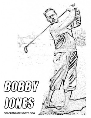 Bobby Jones Coloring Boobk