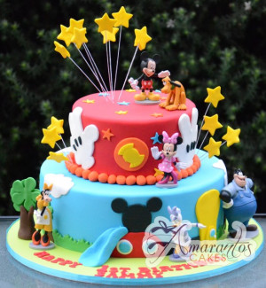 Two tier Mickey Cake- NC28
