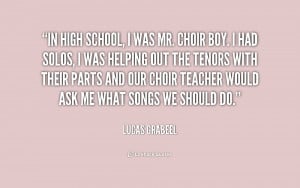 High School Choir Quotes
