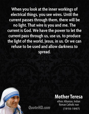 When you look at the inner workings of electrical things, you see ...