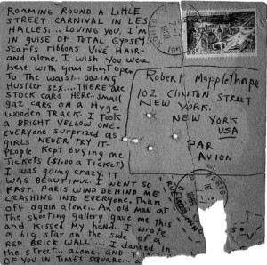 ... 500 Letter from Patti Smith to Robert Mapplethorpe