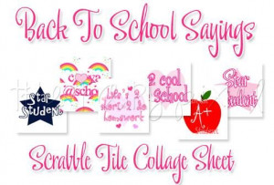 Back to school sayings