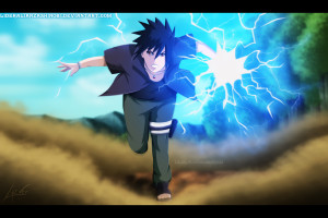 In this movie, Sasuke was a good guy fueled by love. *Even if it's his ...