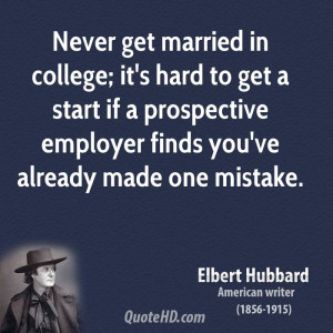 ... start if a prospective employer finds you've already made one mistake