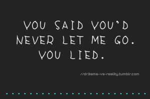 You%C2%B4d+Never+Let+Me+Go.+You+Lied. You Said You´d Never Let Me Go ...