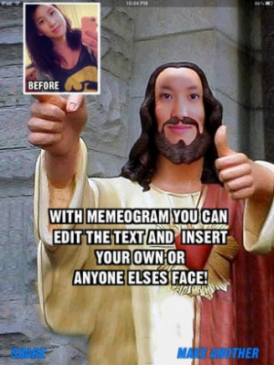 ... de Memeogram - Meme Maker With Face Swap And Funny Quotes para iPhone