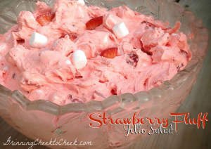 ... http://www.grinningcheektocheek.com/strawberry-fluff-jello-salad Like