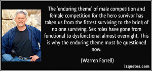 The 'enduring theme' of male competition and female competition for ...