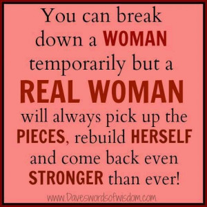 Strength of a woman