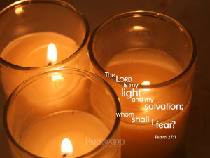 Psalm 27:1 – My Light and Salvation Papel de Parede Imagem