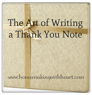 Professional Thank You Notes Art of writing thank you notes