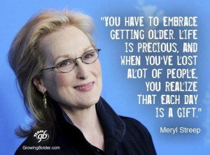 Meryl Streep's quote.